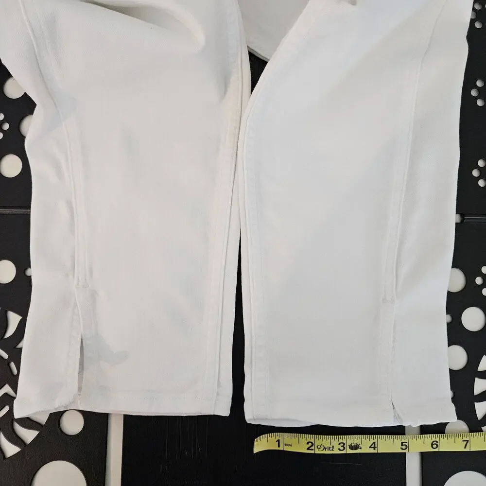 Rag and‎ Bone White Denim Skinny Jeans High Rise Ankle | Womens 28 | MINOR FLAWS